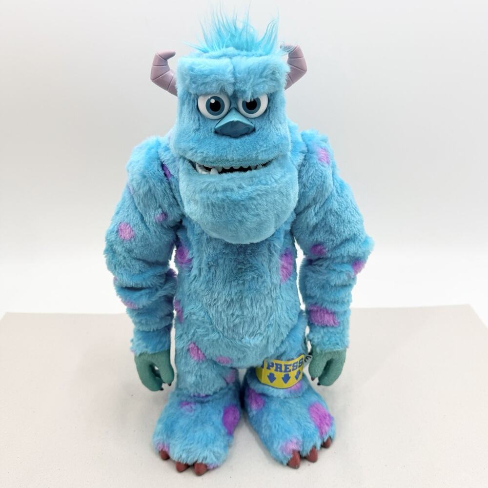 Monsters University Interactive Sulley Sullivan Plush Animatronic Toy Disney 15"